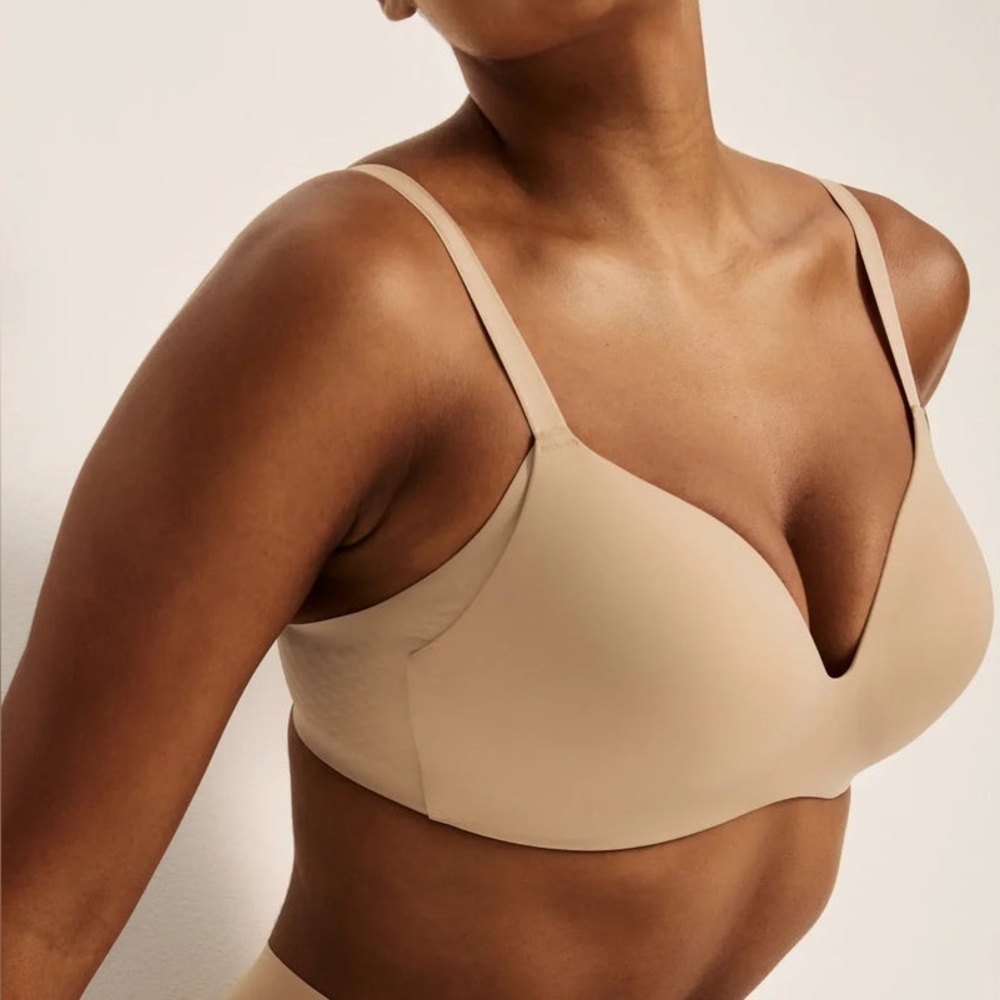 Knix New w Tag WingWoman Contour Bra in Warm Sand Sz 8